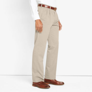 Wrinkle-Free Stretch Chinos Pleated - image number 2