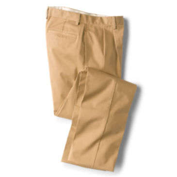 Wrinkle-Free Comfort-Waist Stretch Chinos Pleated - 