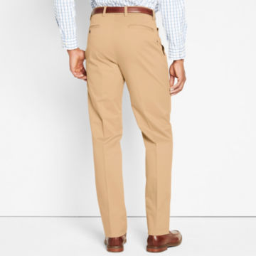 Wrinkle-Free Comfort-Waist Stretch Chinos Pleated -  image number 3