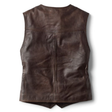 Powderhorn Leather Vest - DARK TANimage number 2