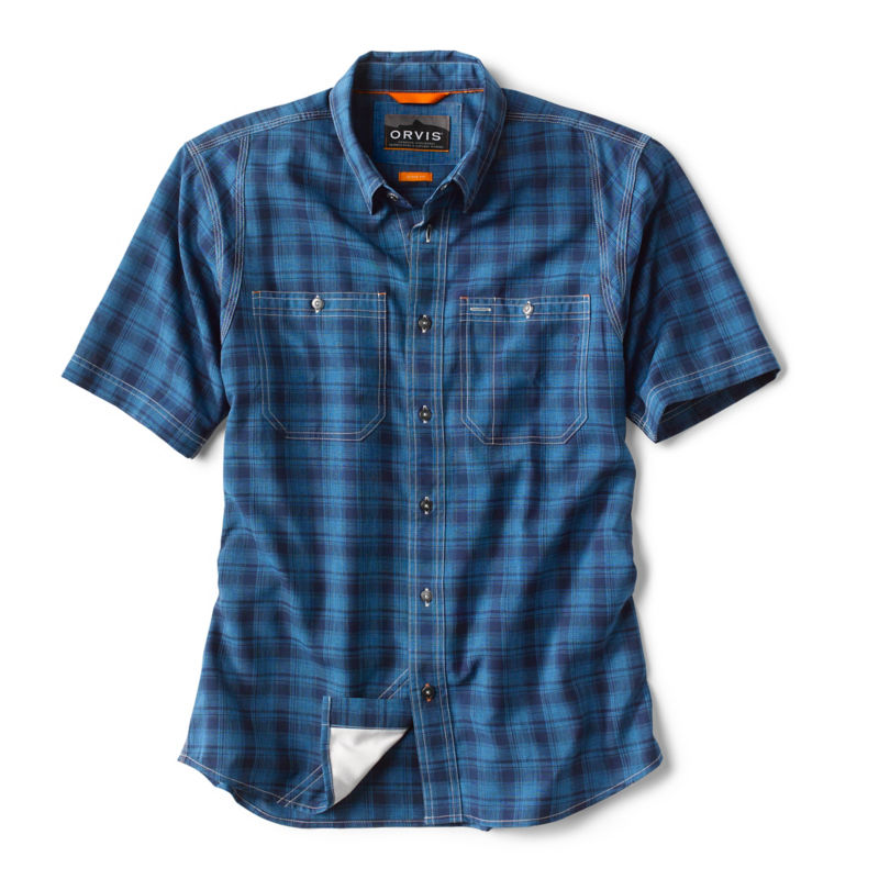 Tech Chambray Short-Sleeved Work Shirt