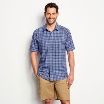 Tech Chambray Short-Sleeved Work Shirt - image number 1