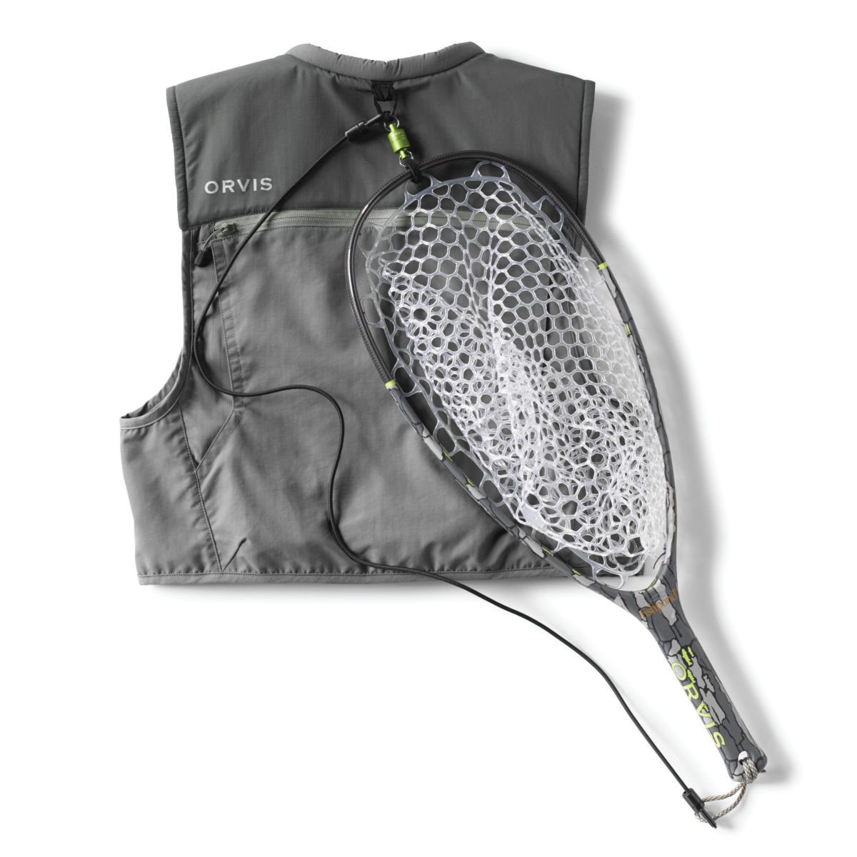 Details about   DE099 Magnetic Fly Fishing Net Release Holder with Clip and Lanyard 