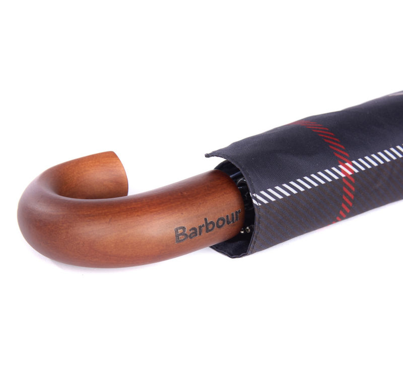 Barbour&reg; Tartan Mini Umbrella - OLIVE image number 2