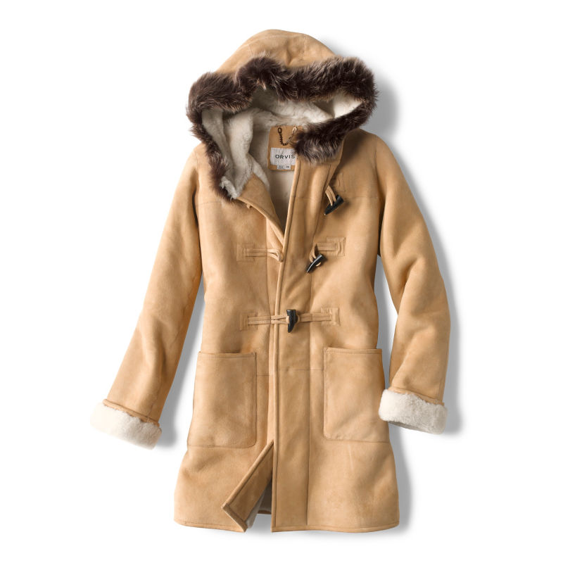 orvis shearling coat