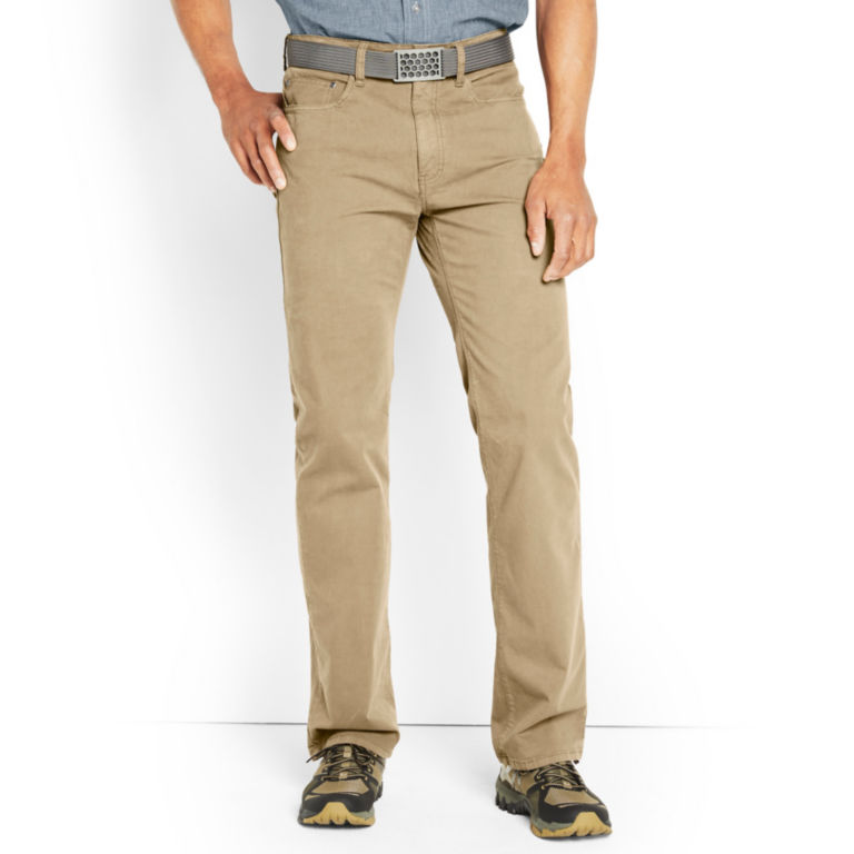 Essentials Mens Relaxed-fit 5-Pocket Stretch Twill Pant 