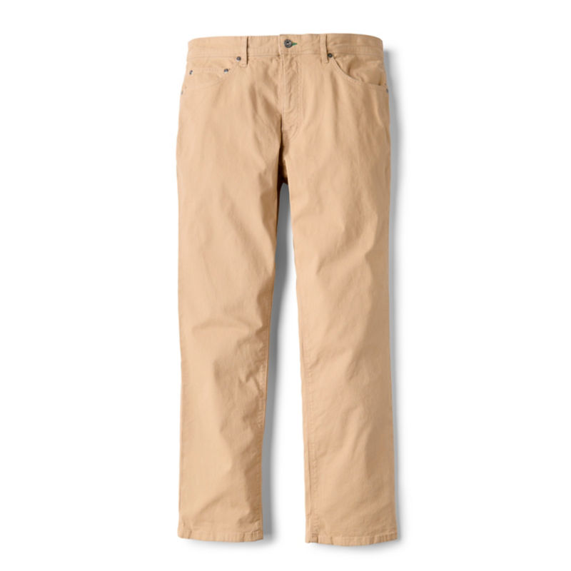 5-Pocket Stretch Twill Pants - DESERT KHAKI image number 4