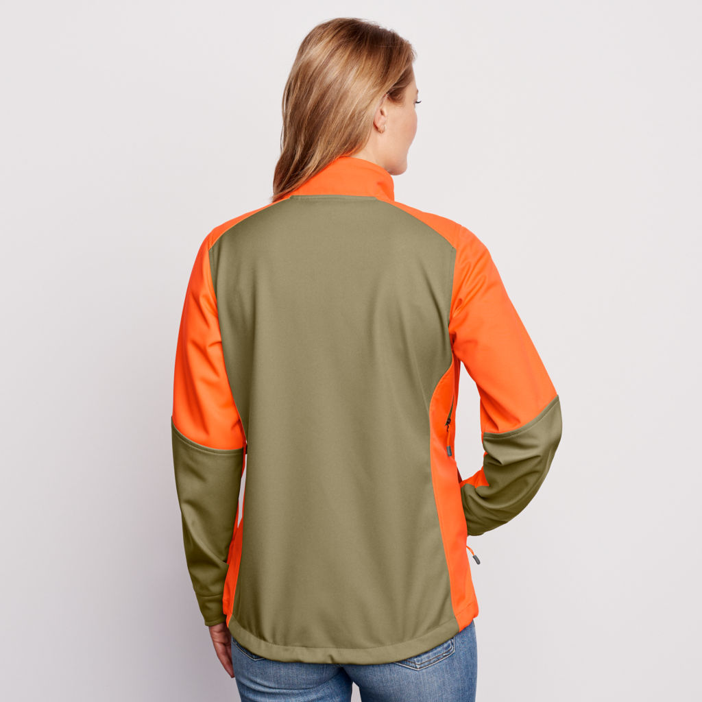 Women’s Softshell Hunting Jacket - TAN/BLAZE image number 5