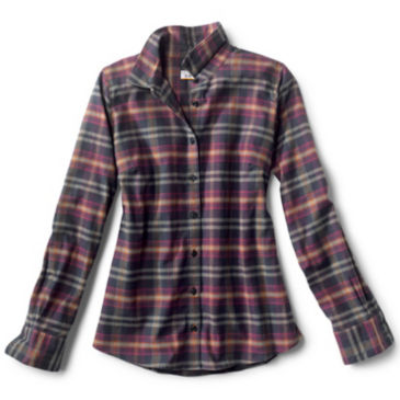 Women's Flat Creek Flannel Shirt - NAVY