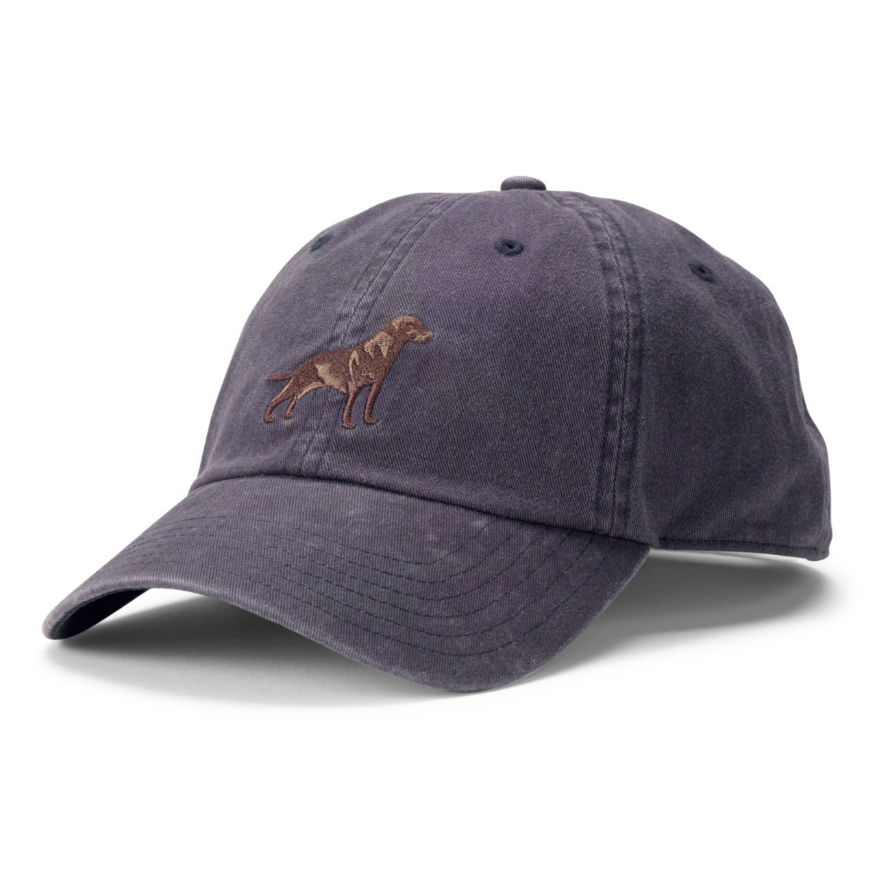 Embroidered Labrador Ball Cap - DEEP NAVY image number 0