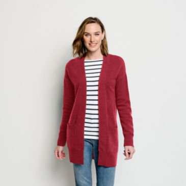 Cashmere Open Front Cardigan Sweater - 