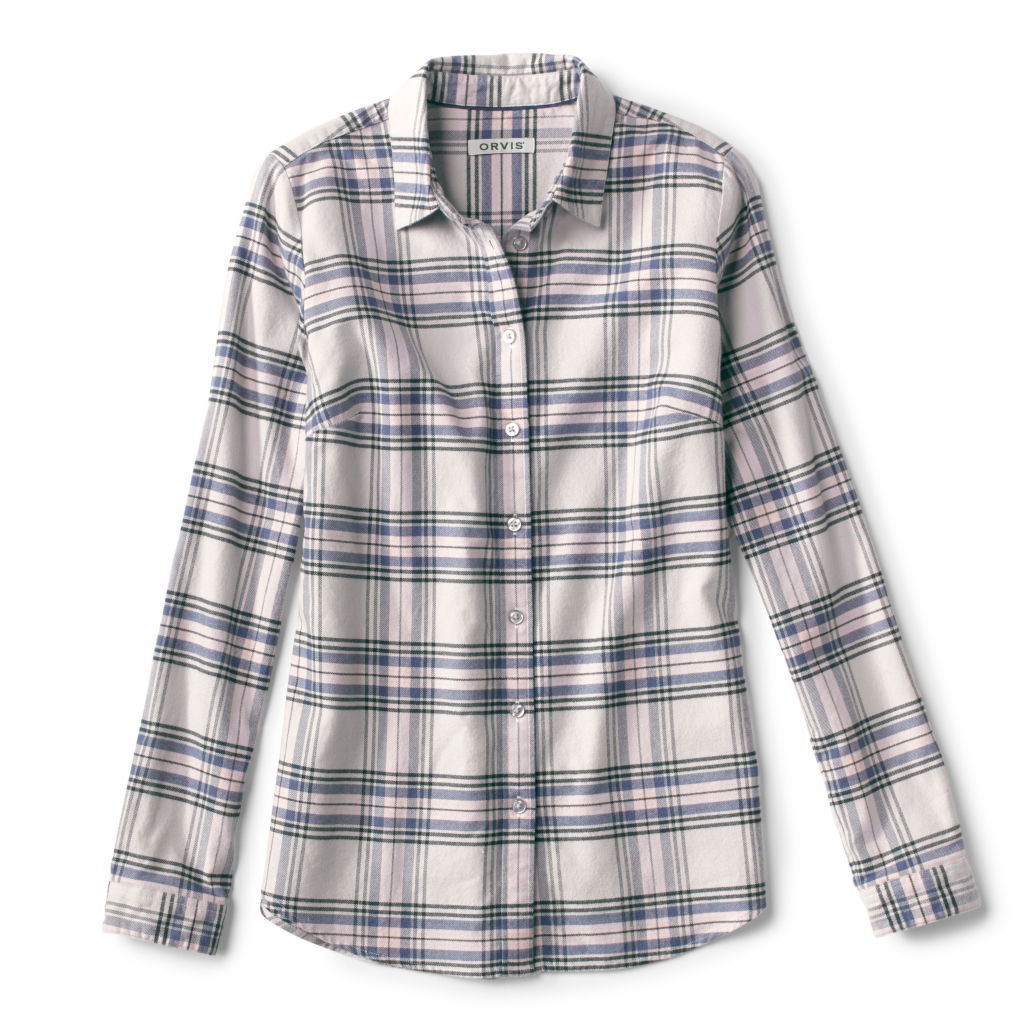 Women’s Lodge Flannel Plaid Shirt - VAPOR image number 1