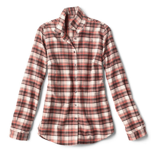 A sagebrush Women’s Lodge Flannel Plaid Shirt