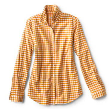 Women’s Lodge Flannel Plaid Shirt - HARVEST GOLD CHECK