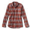 Women’s Lodge Flannel Plaid Shirt - REDWOOD image number 0