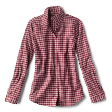 Women’s Lodge Flannel Plaid Shirt - PORT CHECK