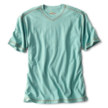 Montana Morning® High V-Neck Short-Sleeved T-Shirt - TIDAL BLUE