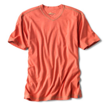 Montana Morning® High V-Neck Short-Sleeved T-Shirt - APRICOT image number 0