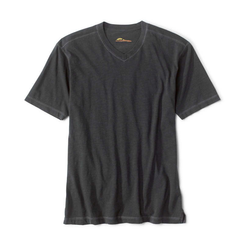 Montana Morning&reg; Short-Sleeve High V-Neck T-Shirt - OBSIDIAN
