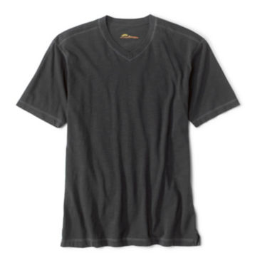 Montana Morning® High V-Neck Short-Sleeved T-Shirt - OBSIDIAN