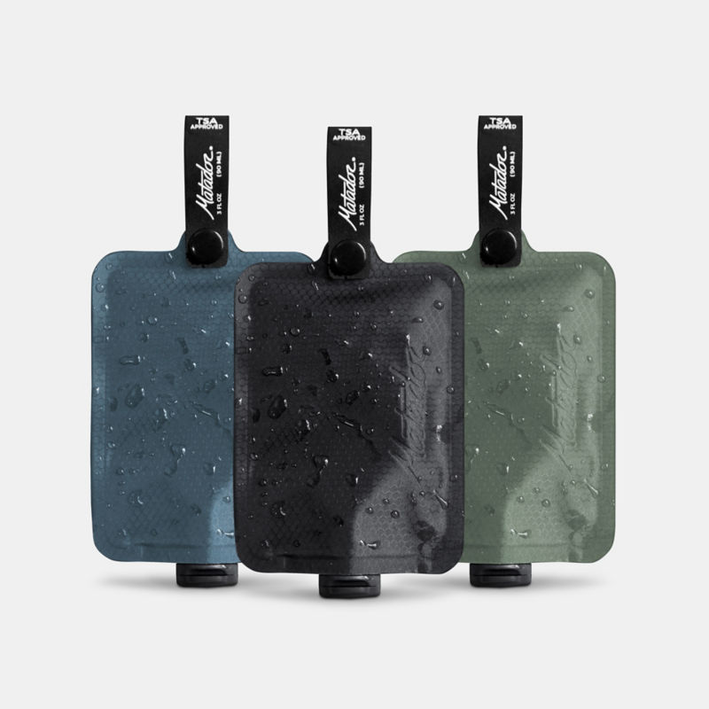 Matador&reg; FlatPak&trade; Toiletry Bottle &ndash; 3-Pack - MULTI