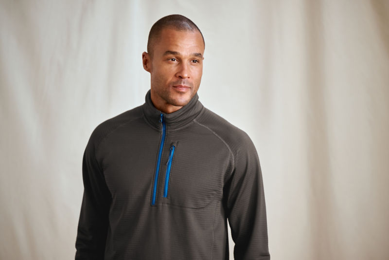 Horseshoe Hills Fleece 1/4-Zip - SLATE/LAKESIDE image number 2