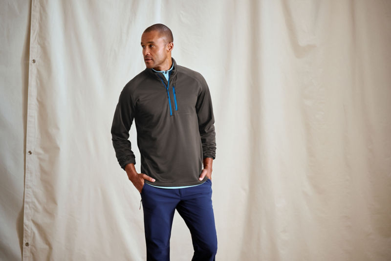 Horseshoe Hills Fleece 1/4-Zip - SLATE/LAKESIDE