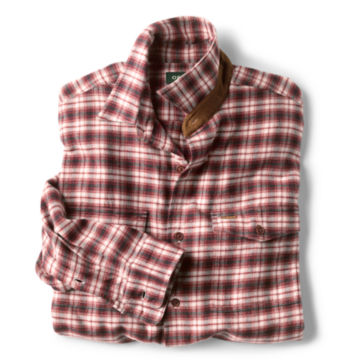 Fairbanks Ombré Plaid Long-Sleeved Shirt - REDimage number 1