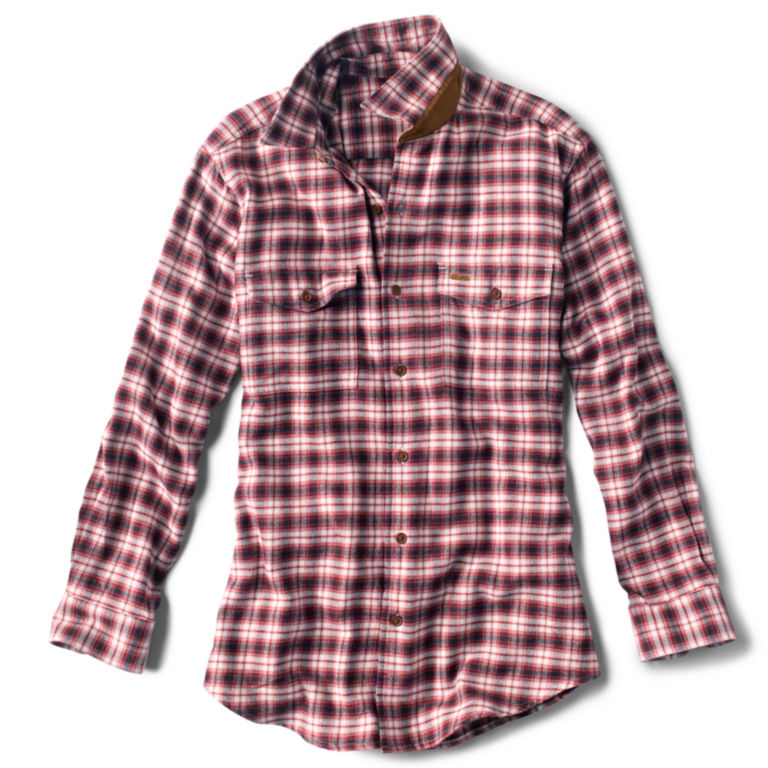 Fairbanks Ombré Plaid Long-Sleeved Shirt - RED image number 0