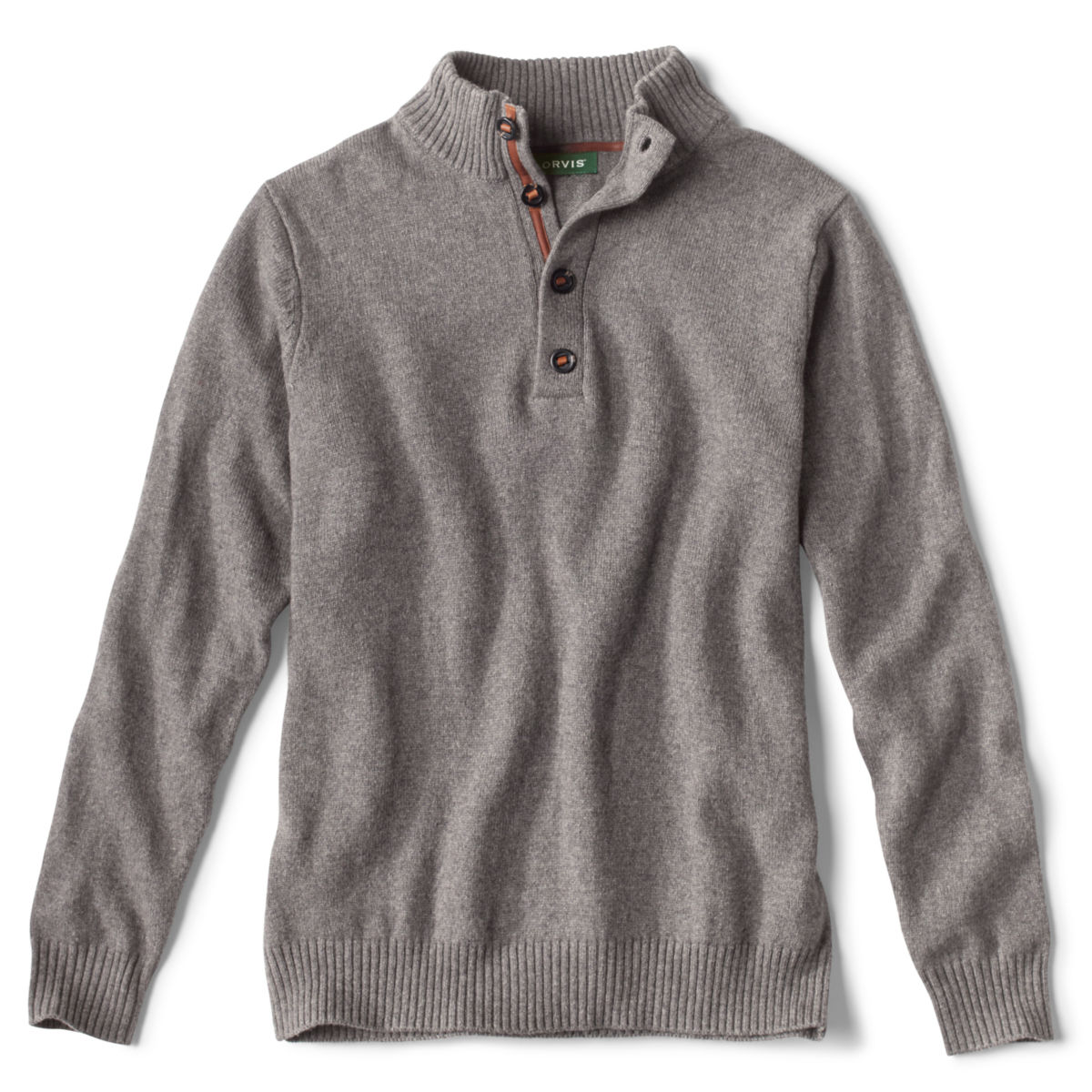 Merino/Cotton Blend Quarter-Button Sweater | Orvis