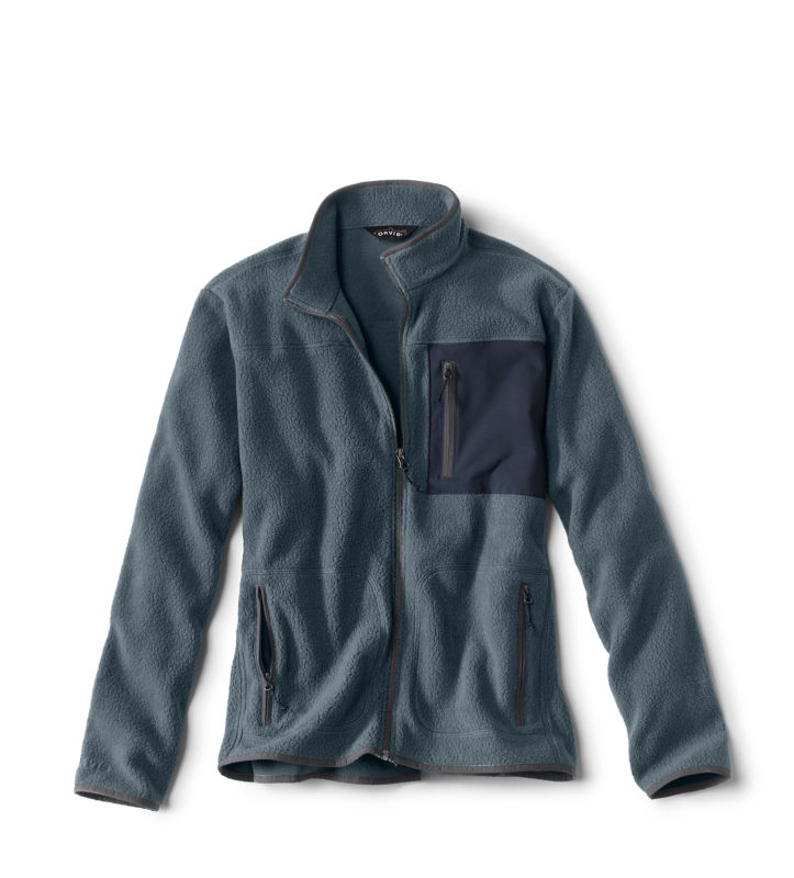 Men's blue fleece Jacket.