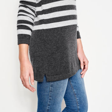 Striped Cashmere Sweater Tunic -  image number 4