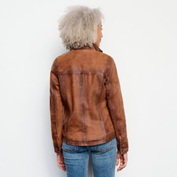 Latitude Leather Jacket - BRONZE image number 3