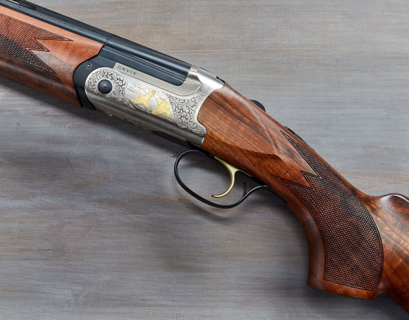 Another view of the Orvis ELOS Over-Under Shotgun.