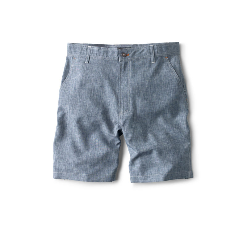 Tech Chambray Shorts - BLUE CHAMBRAY