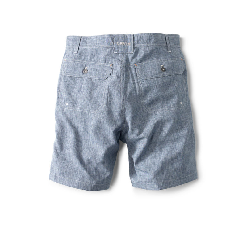 Tech Chambray Shorts - BLUE CHAMBRAY image number 2