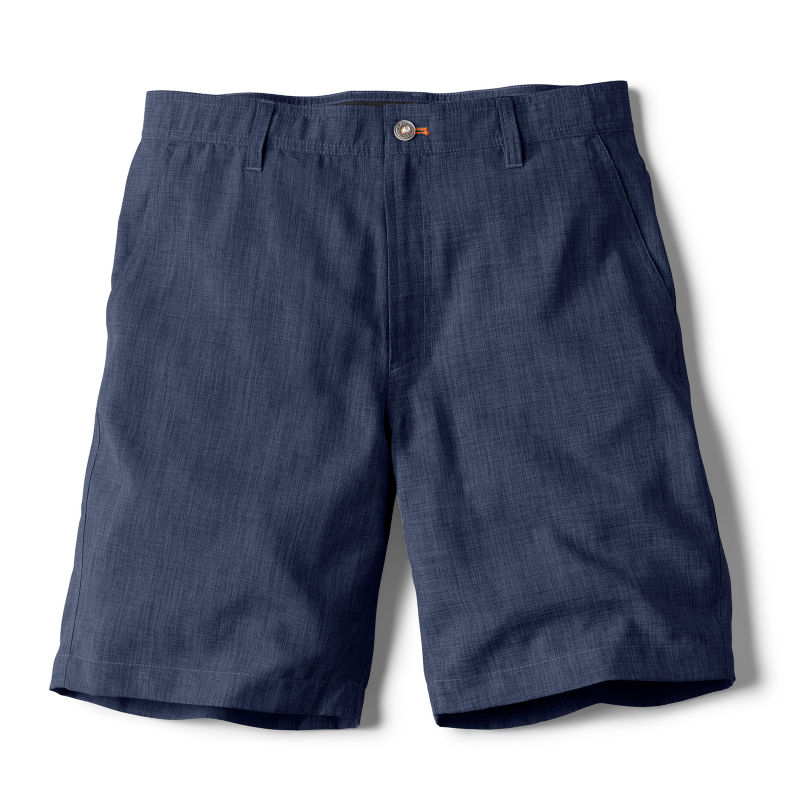Tech Chambray Shorts - NAVY