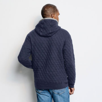 Outdoor Quilted Hooded Sweatshirt - NAVYimage number 3