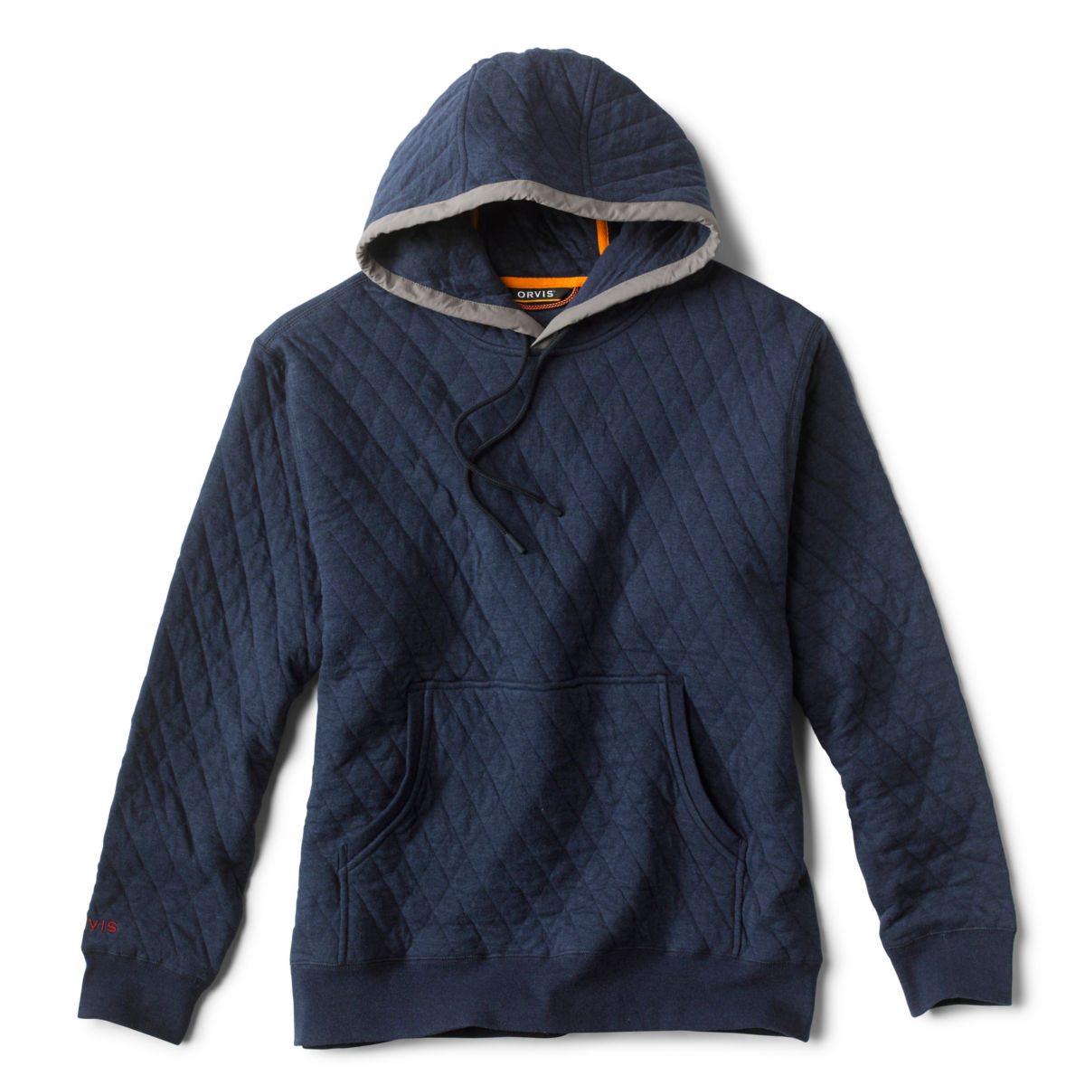 Outdoor Quilted Hooded Sweatshirt - NAVYimage number 0