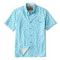 Printed Tech Chambray Short-Sleeved Shirt - CLOUD BLUE image number 0