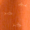Printed Tech Chambray Short-Sleeved Shirt - ORANGE/ROOSTER FISH