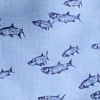 Tech Chambray Printed Short-Sleeve Shirt - MEDIUM BLUE TARPON