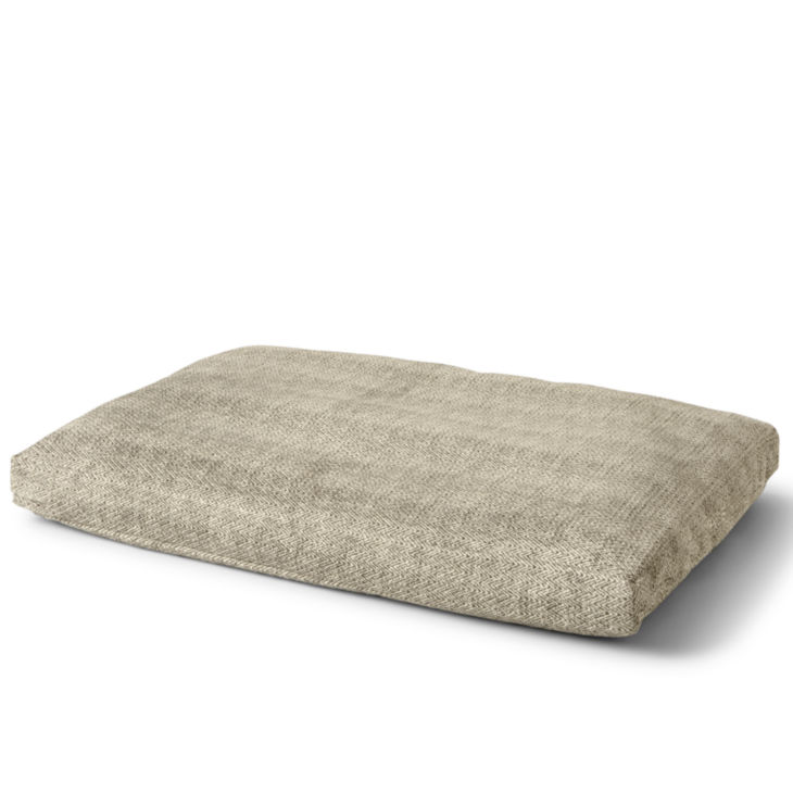 Orvis ToughChew®  ComfortFill-Eco™ Platform Dog Bed - CHARCOAL CHEV