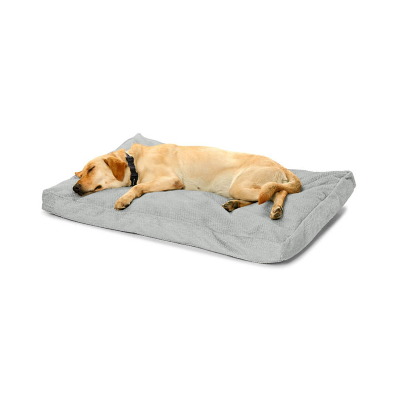 Orvis ComfortFill-Eco&trade; ToughChew&reg; Lounger Dog Bed - GREY TWEED image number 2