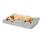 Orvis ToughChew®  ComfortFill-Eco™ Platform Dog Bed - GREY TWEED image number 2