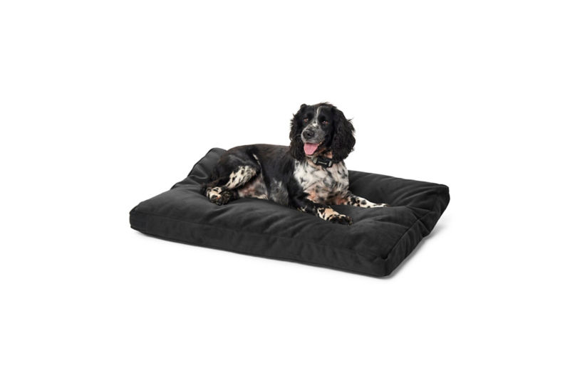 Orvis ComfortFill-Eco&trade; ToughChew&reg; Lounger Dog Bed - SLATE image number 1