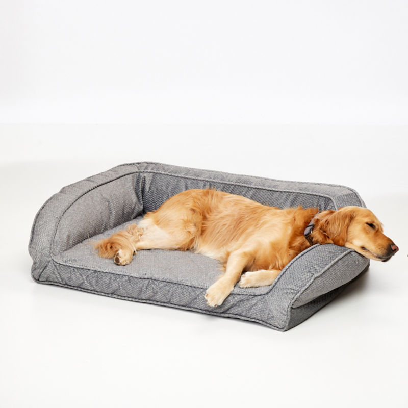 Orvis Memory Foam Couch Dog Bed - GREY TWEED image number 0