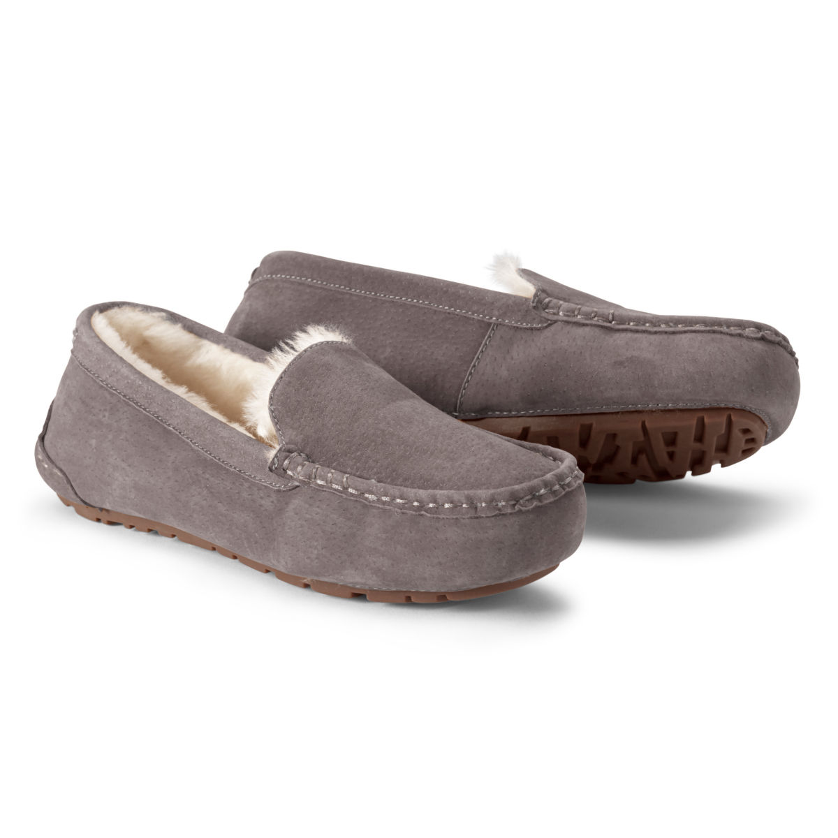 Orvis Lodge Shearling Slippers - DARK GREYimage number 0