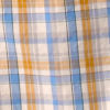 Heritage Poplin Long-Sleeved Shirt - OCHRE/BLUE