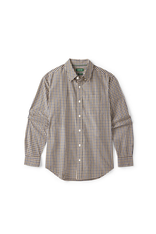 Men&rsquo;s Heritage Poplin Long-Sleeve Shirt - TRUE NAVY/IVY image number 5